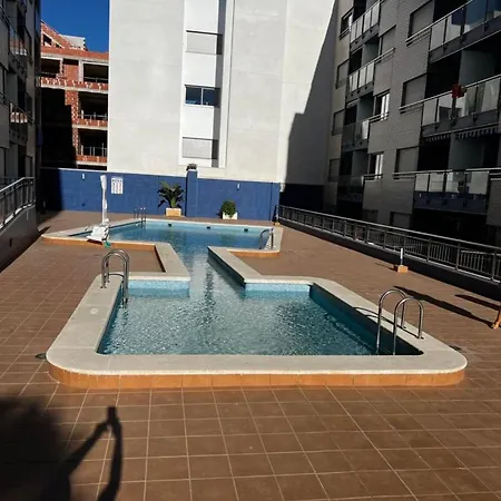 Pmt19 - Beachfront-los Locos-pool-privat Parkering-balcony Apartment
